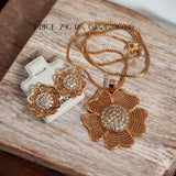 Beautiful Gold plated set with gold plated chain