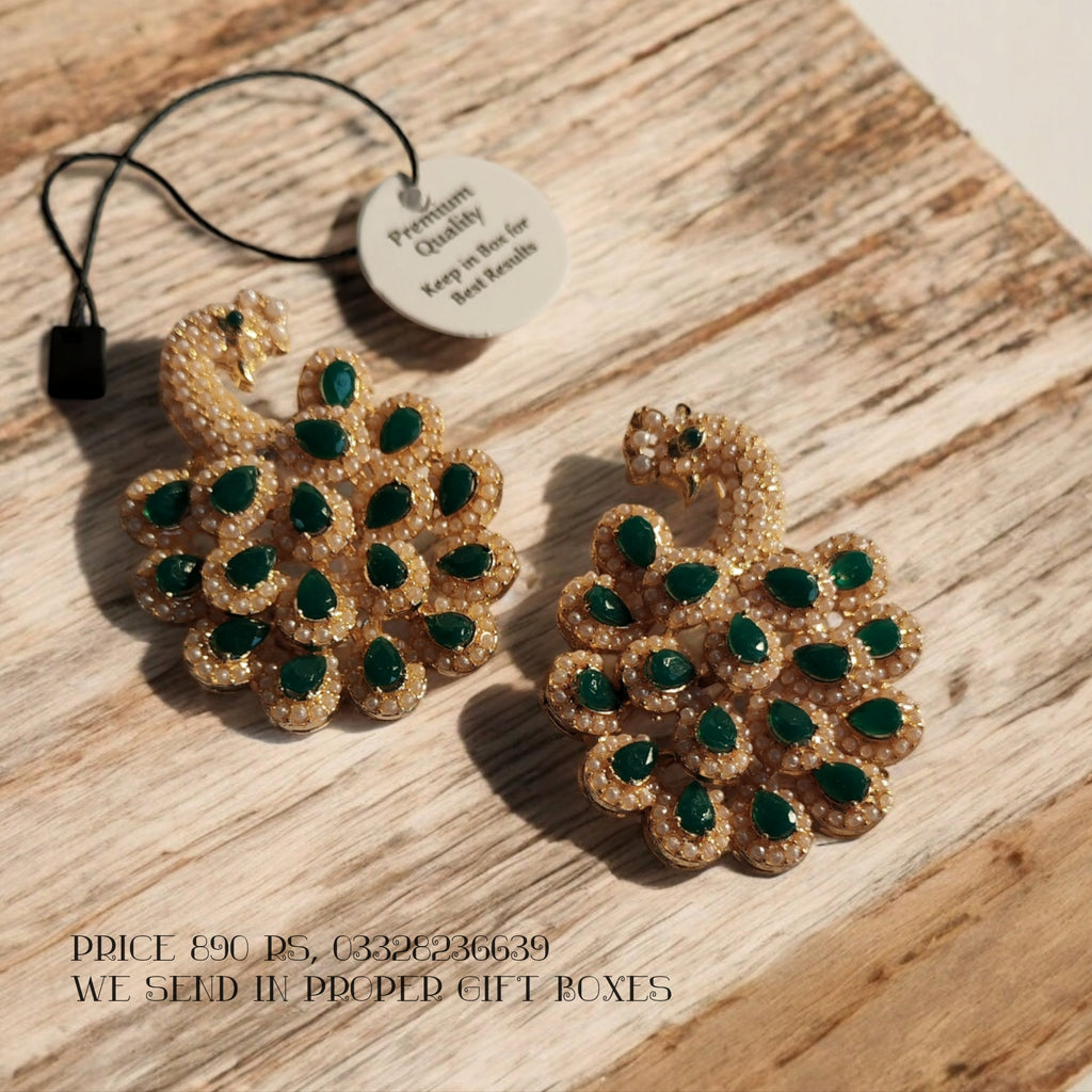 Premium Peacock Earrings