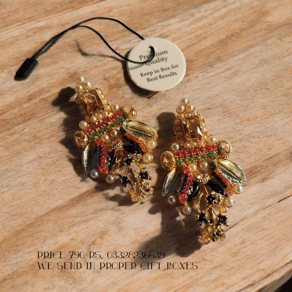 Premium Nauratan Earrings