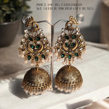 Beautiful oxidized jhumki