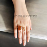 Lovely Adjustable Rings pair