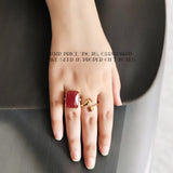 Gorgeous Adjustable Rings pair