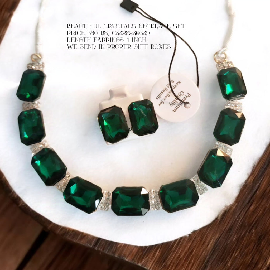 Premium Crystals Necklace set