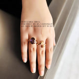 Beautiful, Adjustable Zirconia and Hug Rings pack