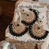 Beautiful Bindiya and Earrings set