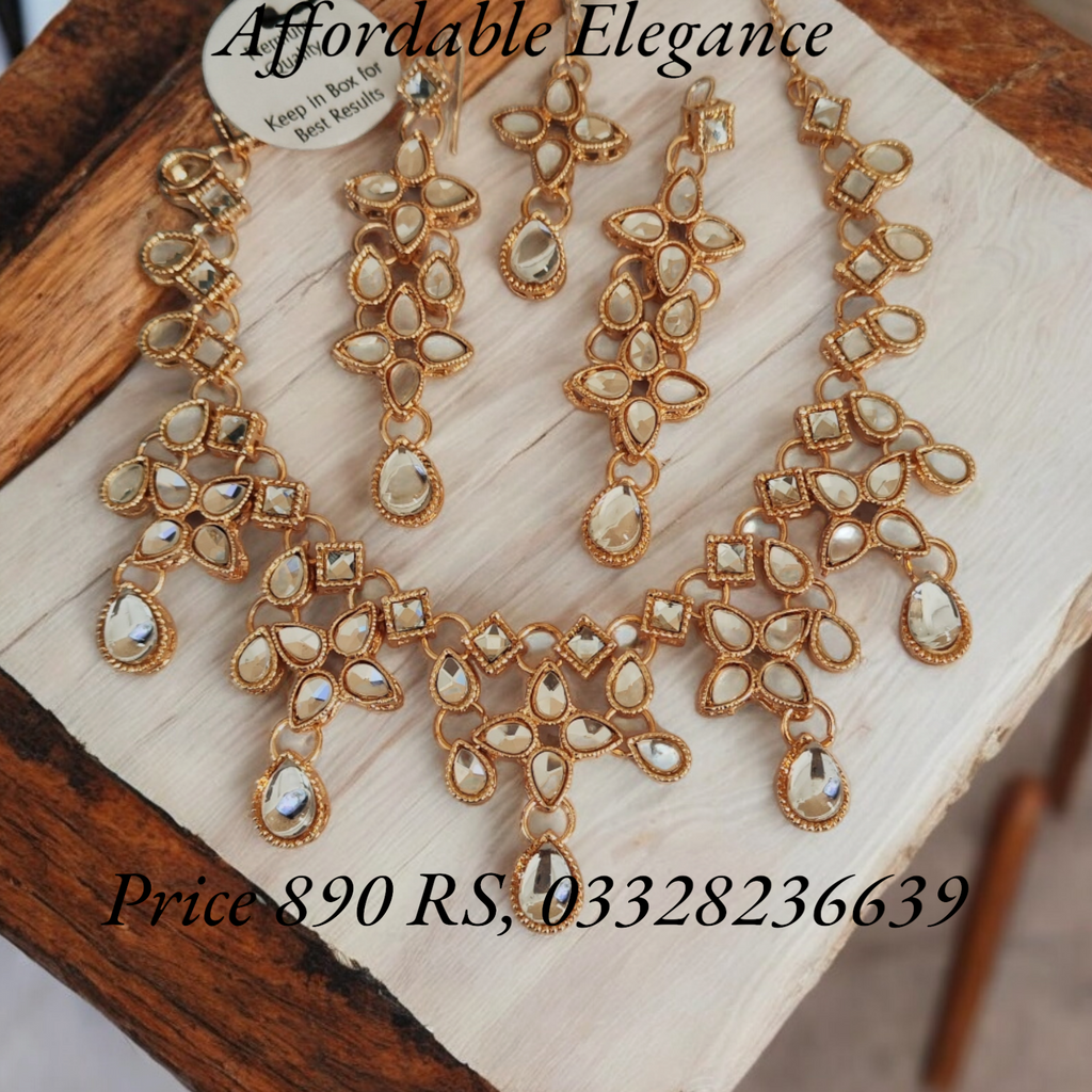 Kundan necklace set