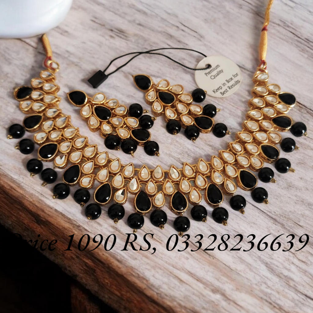 Premium Kundan necklace set