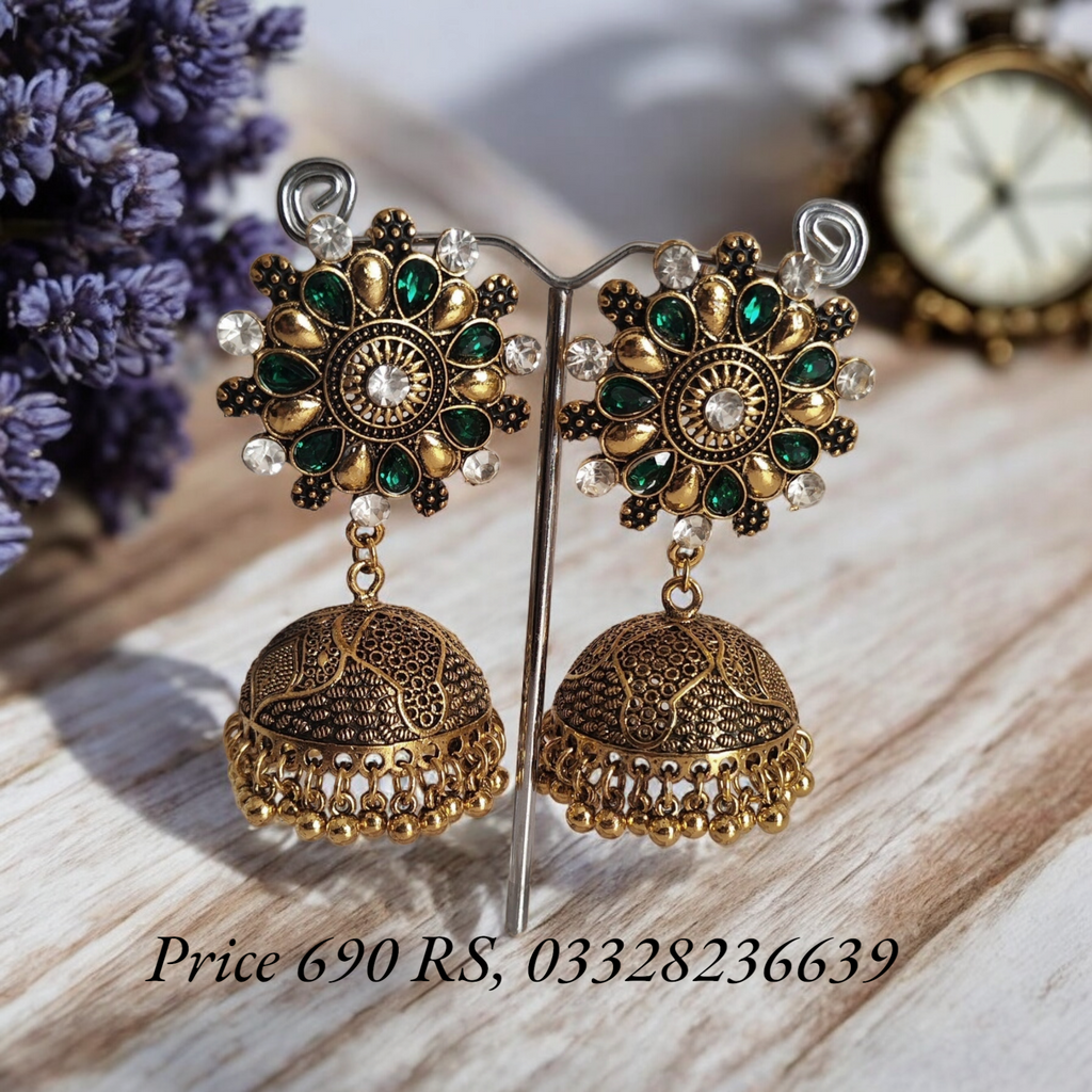 Beautiful oxidized Jhumki